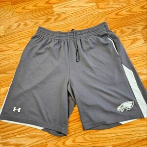 Under Armour Charcoal and White Athletic Shorts